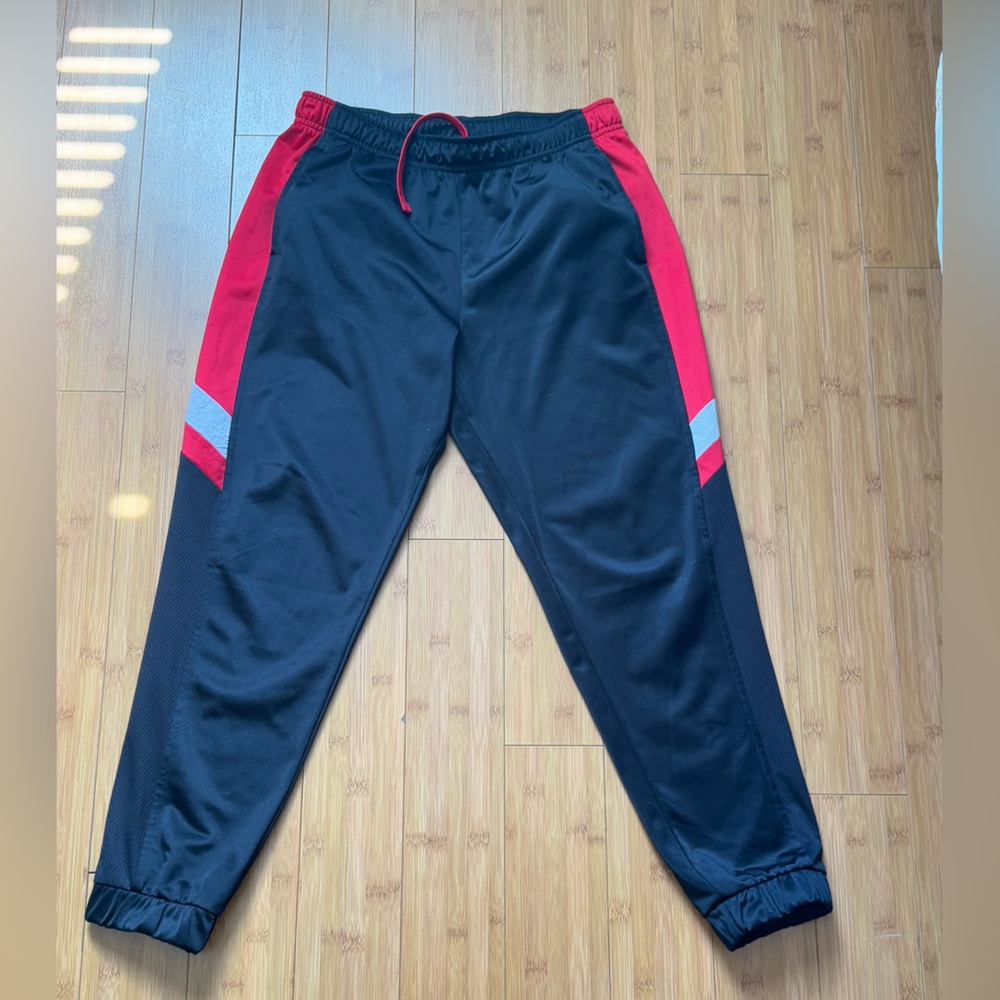 Black and Red Track Pants